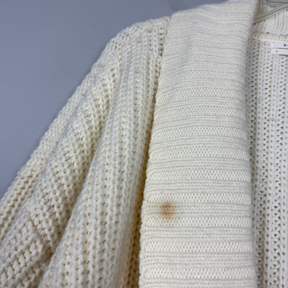 Anthropologie Double Breasted Button Chunky Knit Cardigan Sweater - Picture 5 of 8